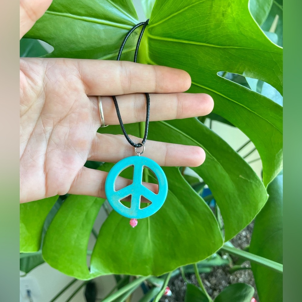 Magnesite Peace necklace